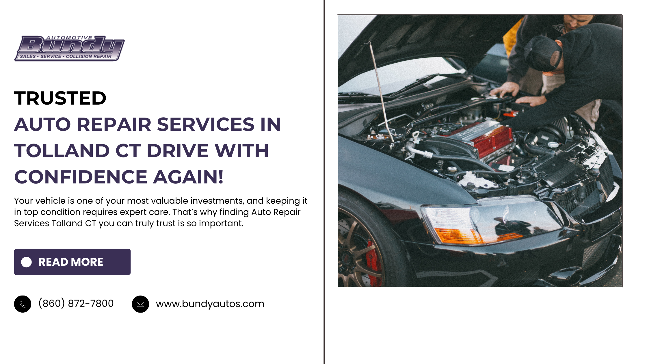 Trusted Auto Repair Services in Tolland CT – Drive with Confidence Again!