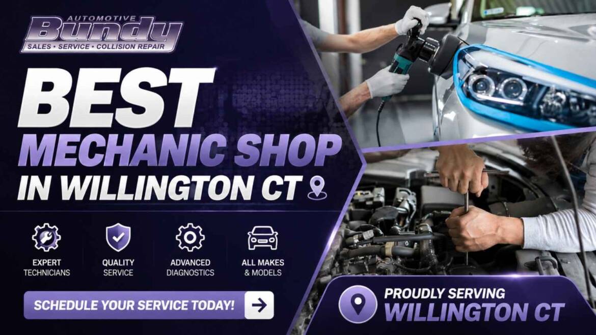 Common Car Problems Solved by the best mechanic shop in Willington CT