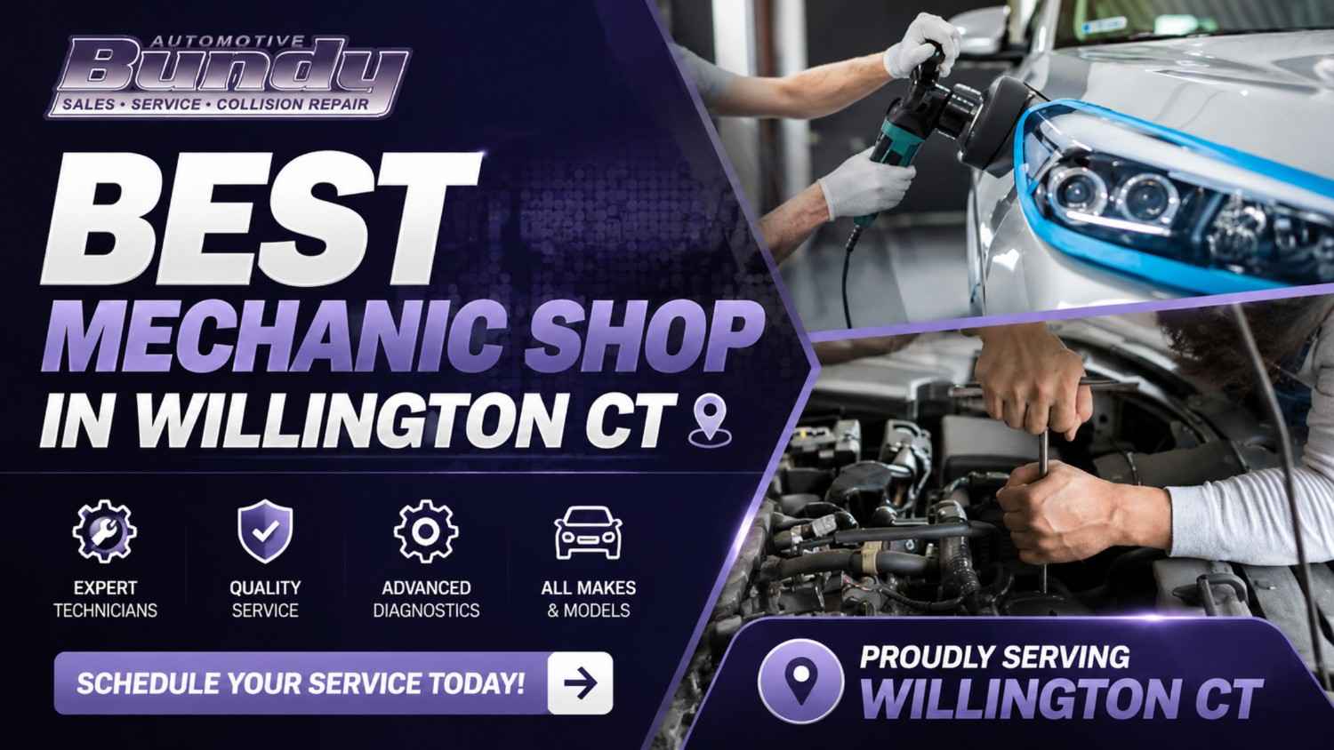 Common Car Problems Solved by the best mechanic shop in Willington CT