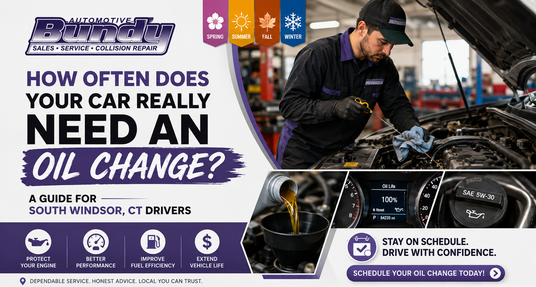 How Often Does Your Car Really Need an Oil Change in South Windsor CT?